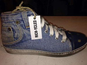 scarpa sneakers personalizzata jeans